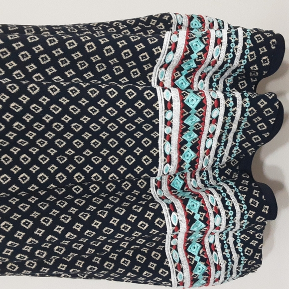 Anthropologie THML faye embroidered halter summer dress womens in size L - Picture 3 of 10